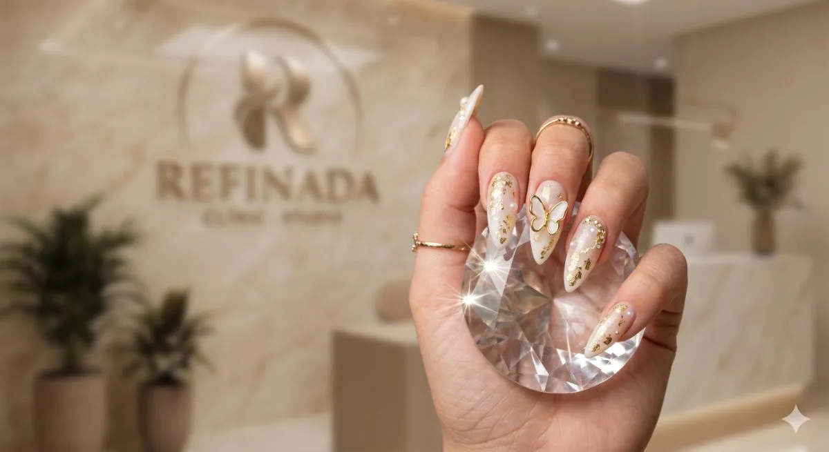 Unhas decoradas e nail art na Refinada Beauty, Maceió