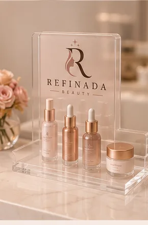 Produtos de skincare usados na limpeza de pele